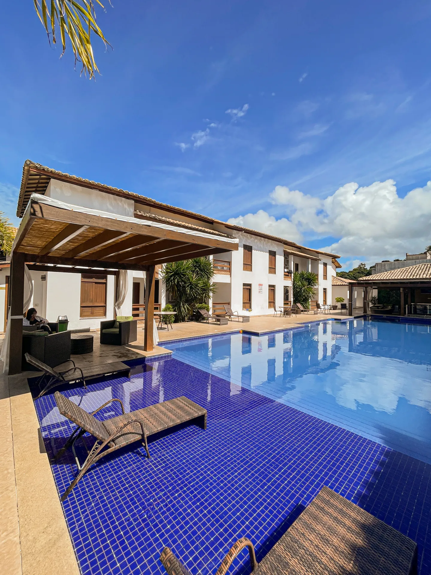Outdoor area of Hotel Encantos de Itaperapua