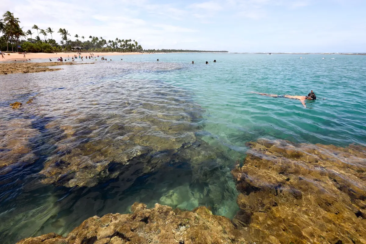 Praia de Taipu de Fora em Porto Seguro